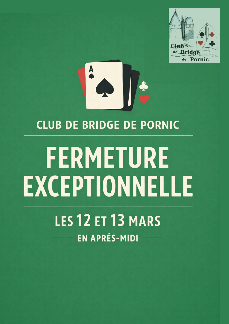 Fermeture du club