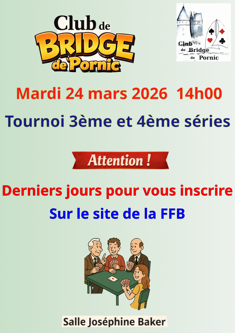 Tournoi 3ème et 4ème séries