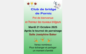 Pot d'accueil le  21 octobre