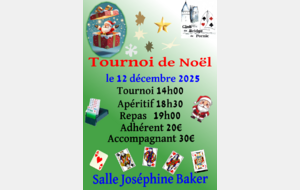 Tournoi et repas de Noël