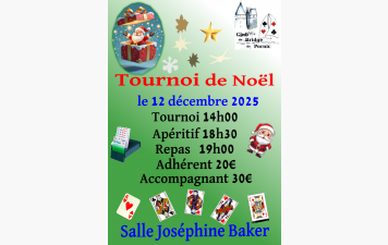 Tournoi et repas de Noël