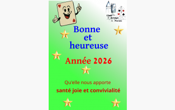 Bonne et heureuse année 2026