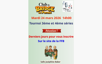 Tournoi 3ème et 4ème séries