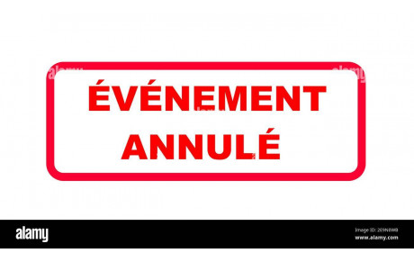 Pas de tournoi le vendredi 26 septembre à 14h