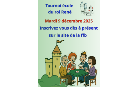Tournoi école du roi René