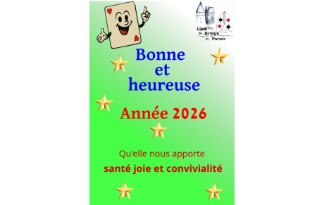 Bonne et heureuse année 2026