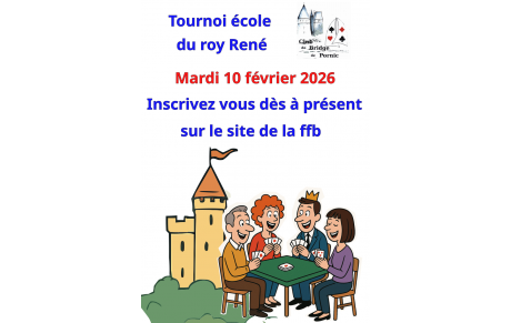 Tournoi école du roy René