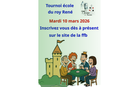 Tournoi école du roy René